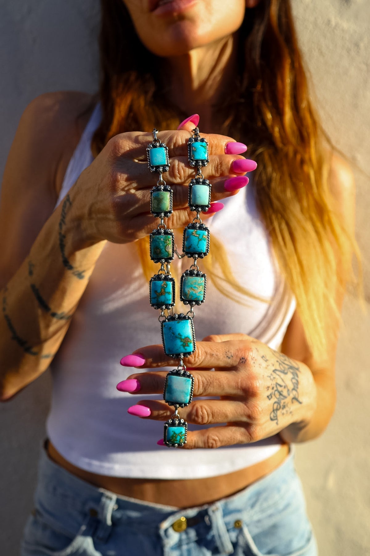 ‘Lariat Set' Necklace & Earrings - Sonoran