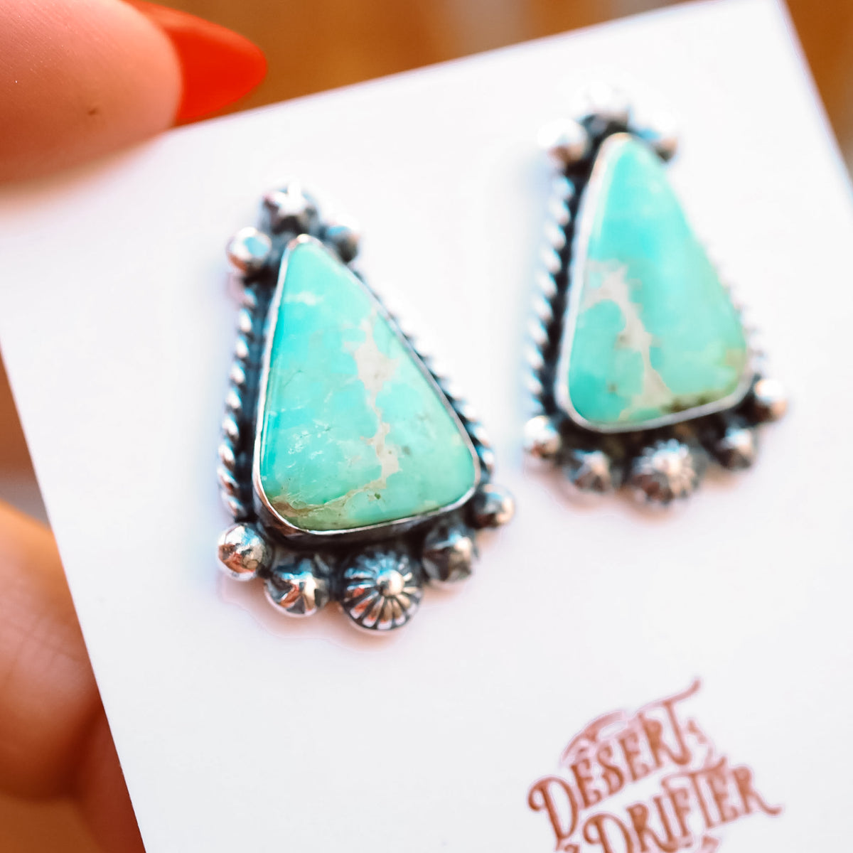 Chunky Studs - Australian Variscite - Pick Option