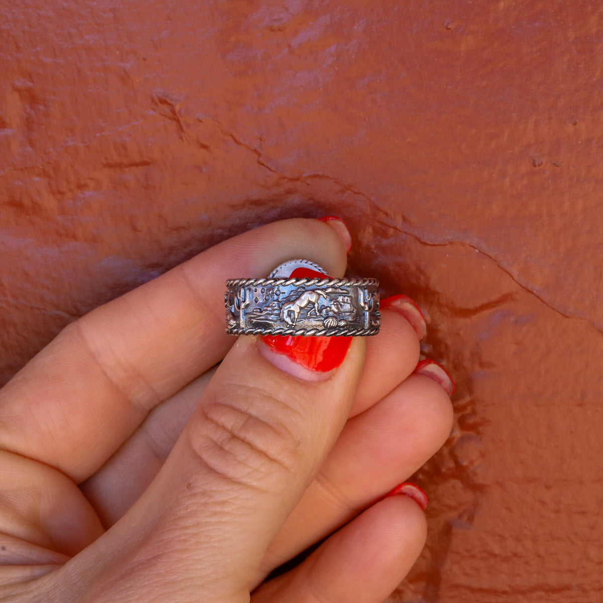 ‘Desert Day & Night' Storyteller Ring - Cotton Candy - Size 9 - pick option