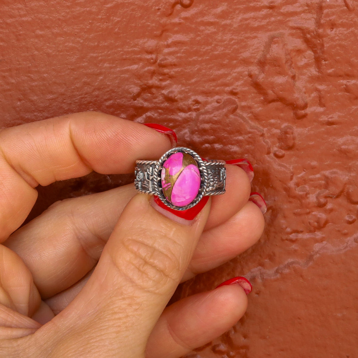 ‘Desert Day & Night' Storyteller Ring - Cotton Candy - Size 8.25  - Pick Optio