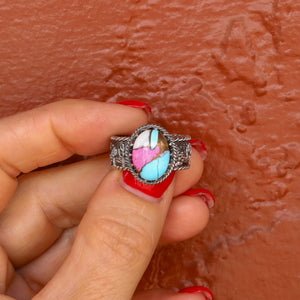 ‘Desert Day & Night' Storyteller Ring - Cotton Candy - Size 8.25  - Pick Optio