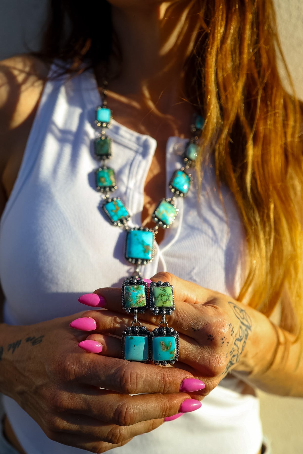 ‘Lariat Set' Necklace & Earrings - Sonoran