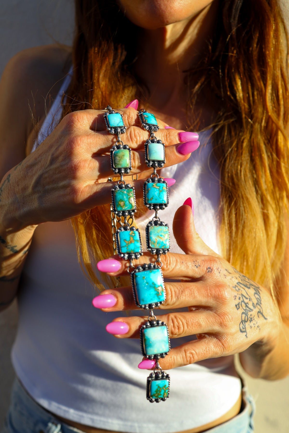 ‘Lariat Set' Necklace & Earrings - Sonoran