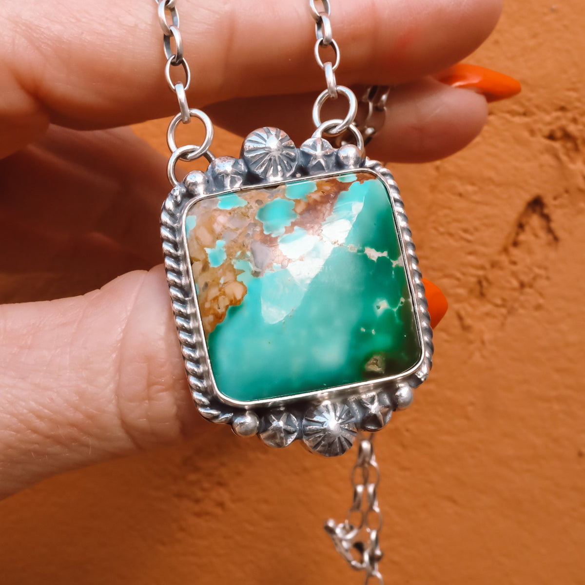 ‘Chonky Square' Statement Necklace - Kingman - Pick Option