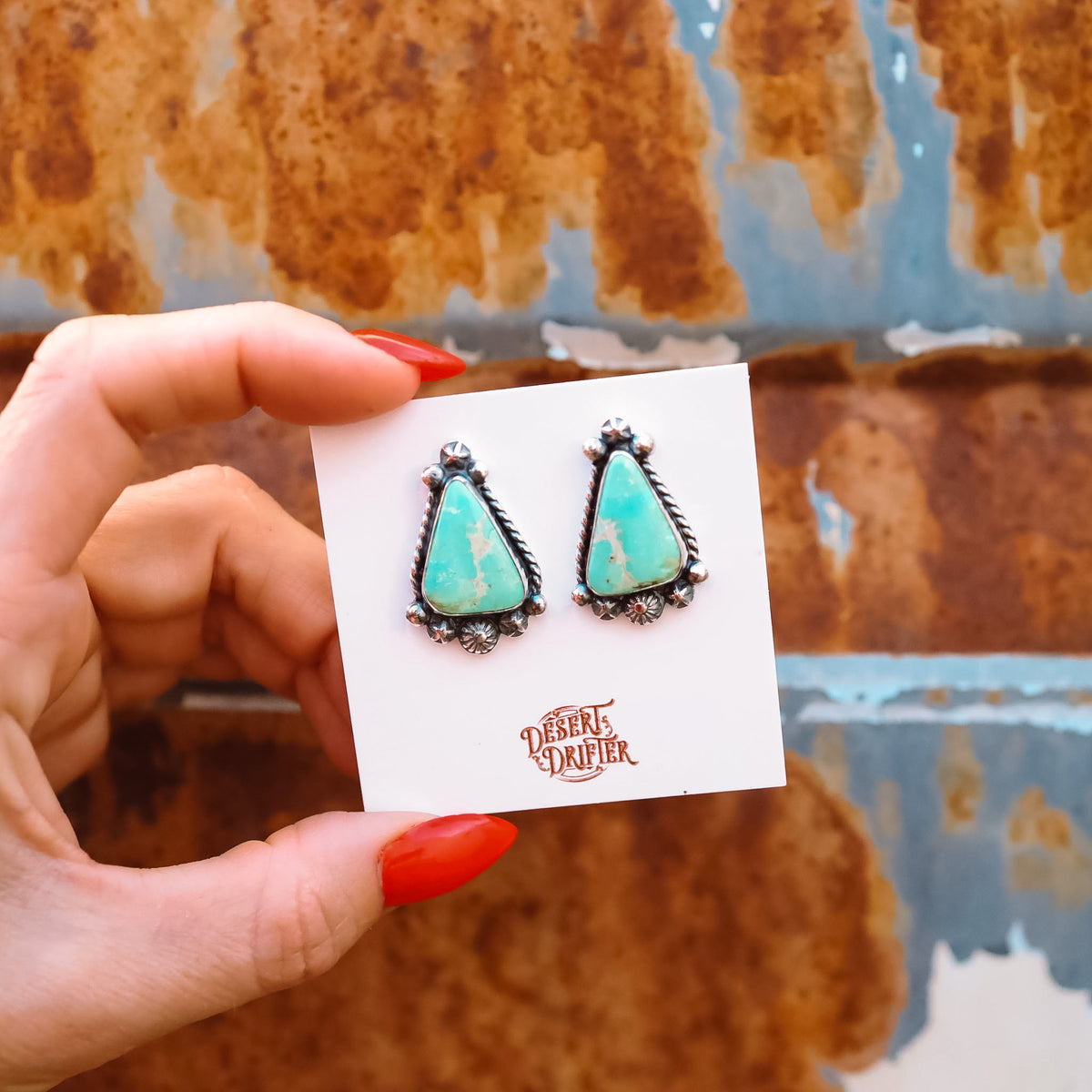 Chunky Studs - Australian Variscite - Pick Option