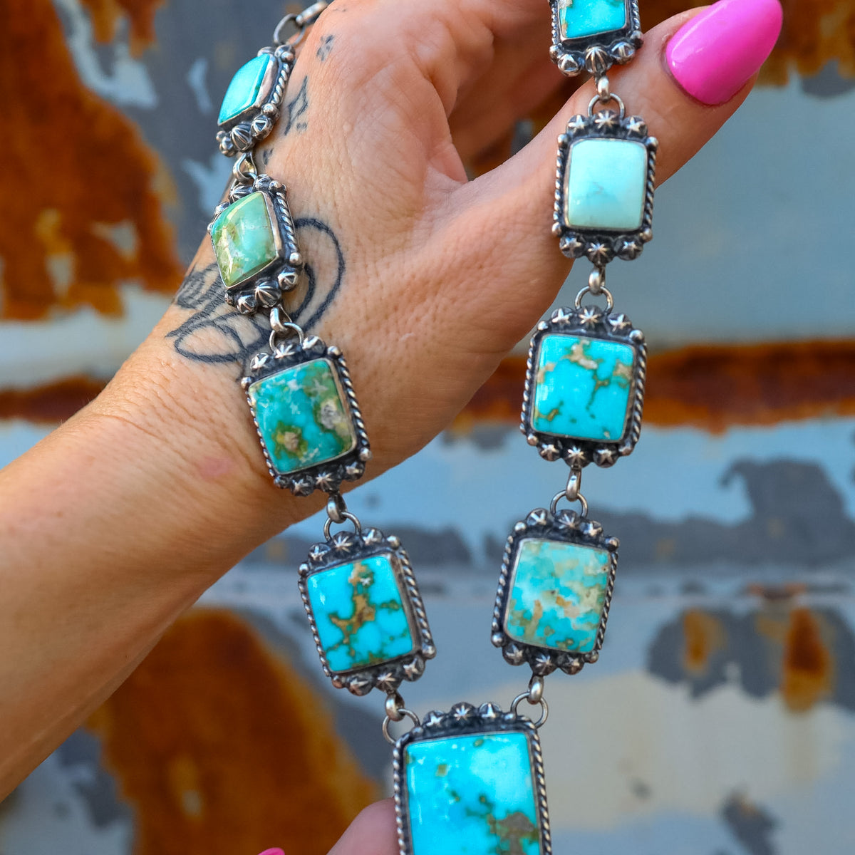 ‘Lariat Set' Necklace & Earrings - Sonoran