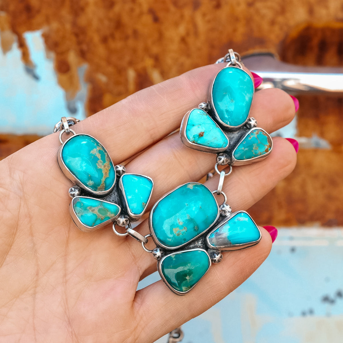‘Cluster' Necklace/Choker - Kingman