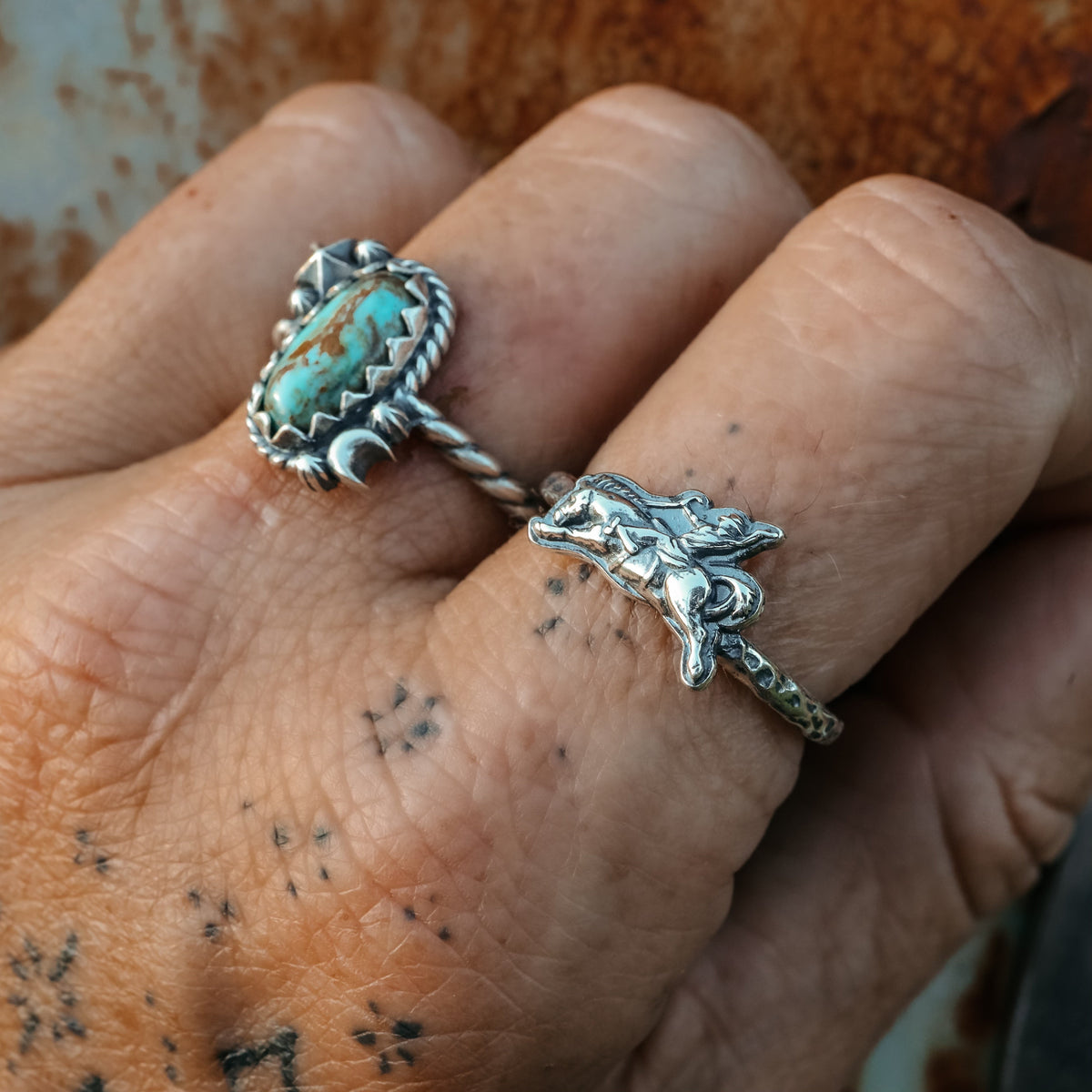 'Bronc' Ring - Sterling Silver - Pick option