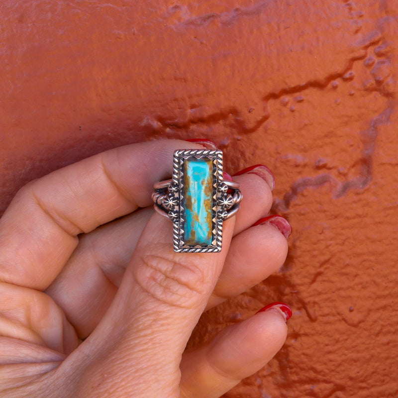 ‘Bar Ring’ - Kingman - Size 8 - Pick Option
