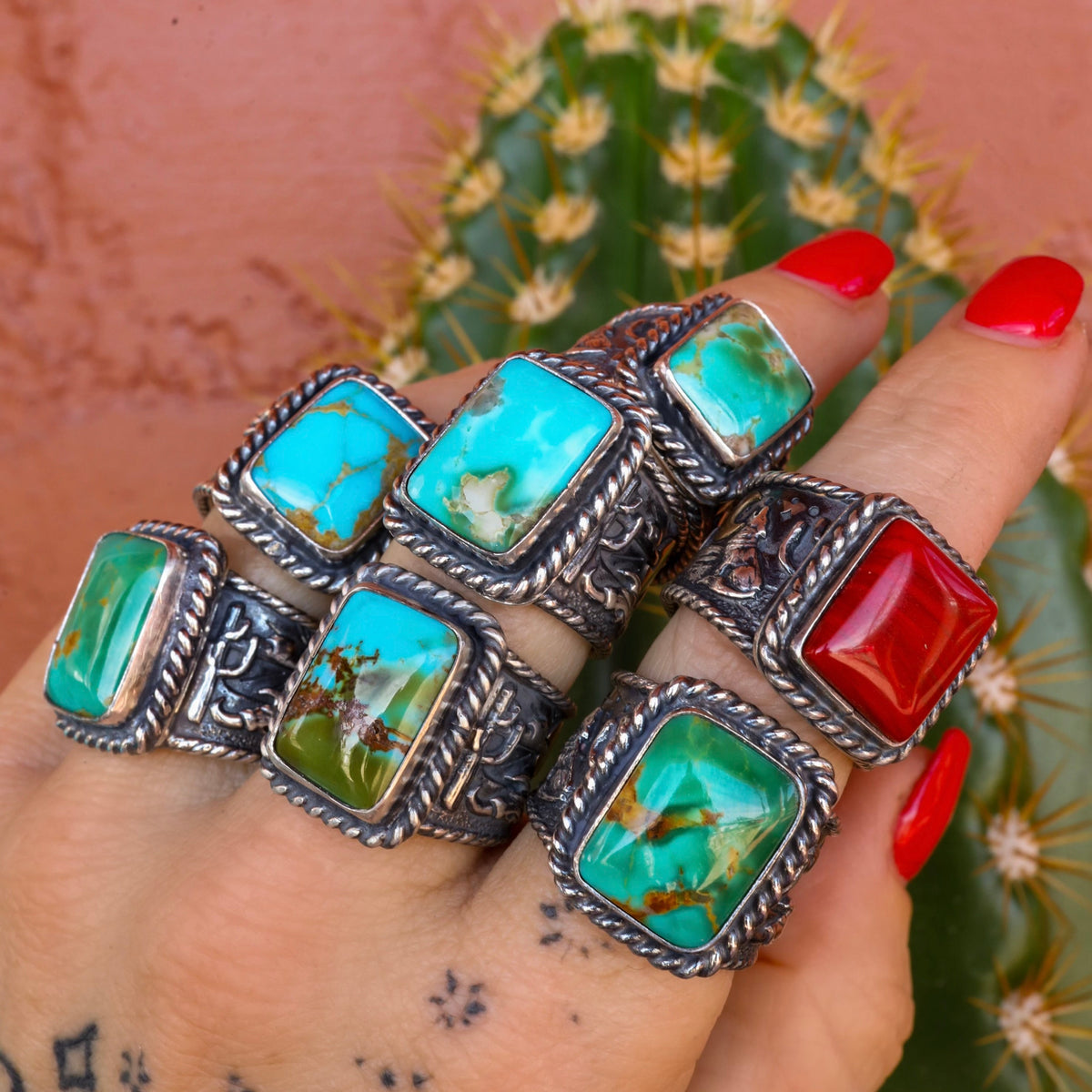 ‘Desert Storyteller' Ring - Kingman - LOT 1 - Pick Option