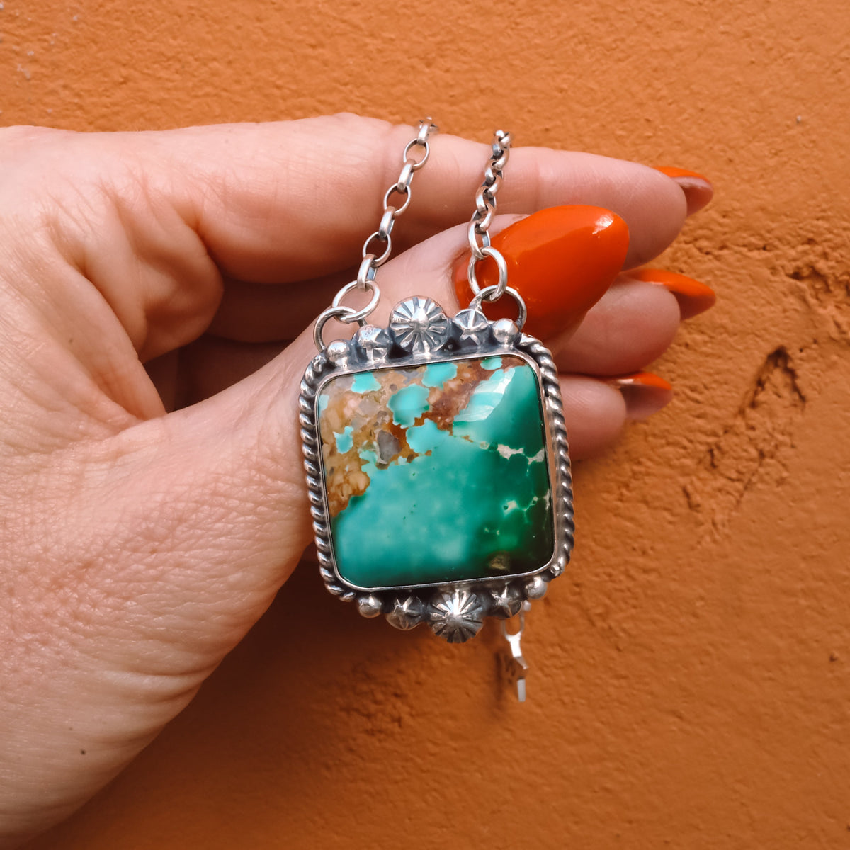 ‘Chonky Square' Statement Necklace - Kingman - Pick Option